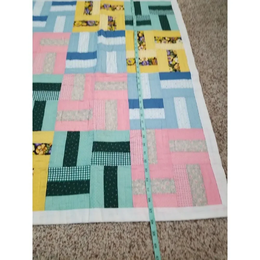 Patchwork Colorful Handstitched 37.5